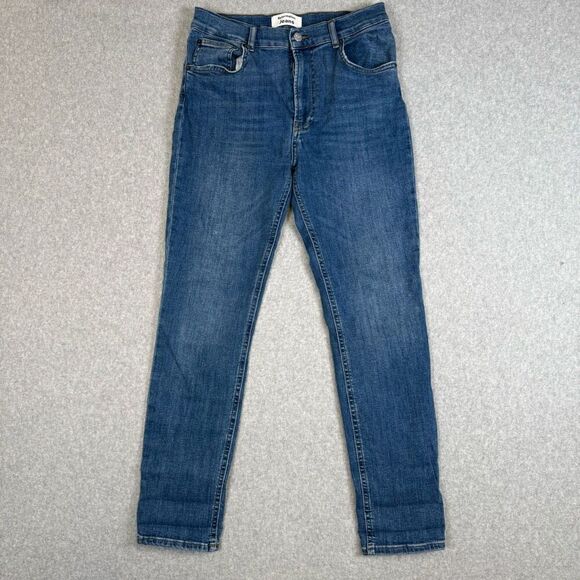 Reformation Womens Size 29 Denim Skinny Jeans Blue Pockets Zip Fly Mid Rise - Picture 1 of 7